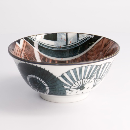 [21555] Asakusa Bowl 14.8x7cm 550ml Geisha 21555 6/48