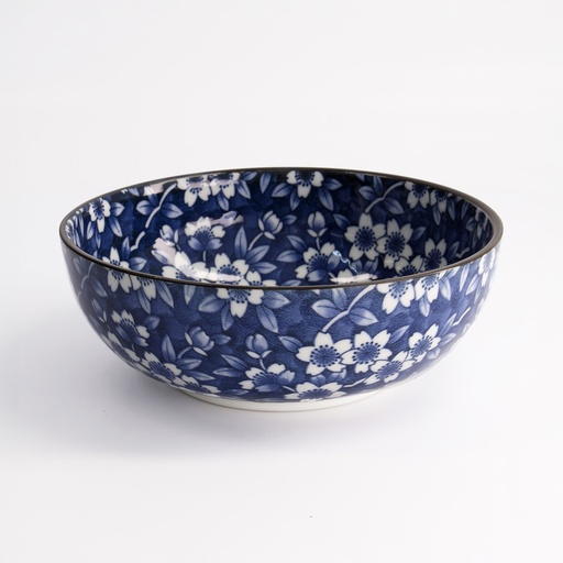 [22630] Tokyo Blue Sakura Mixed Bowls 20x7.2cm 1250ml 40-230404 HB-22 4/32