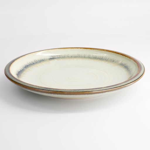 [21620] Wasabi Large Round Plate 24.8x3.5cm Beige 21620 4/24
