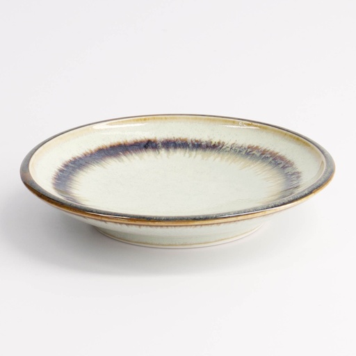 [21622] Wasabi Round Plate 9.8x1.7cm Beige 21622 12/192