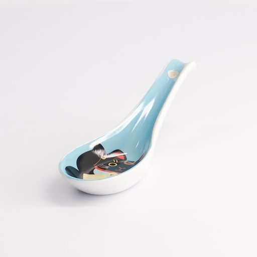 [21684] Kawaii Japan Spoon Blue 13.8x4.8cm 21684 12/144