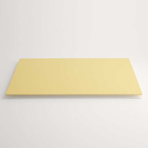 [21705] Kitchen Cutting Board Sumibe Elastomer Anti-Bacterial HACCP 50x27x1.5cm CASSK Wh/Be 1/5