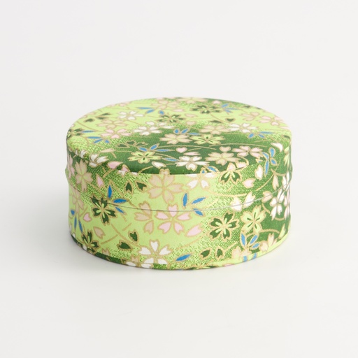 [21754] Matcha with Sakura Tea Container 7.5x3.3cm 30g Green 21754 1/72