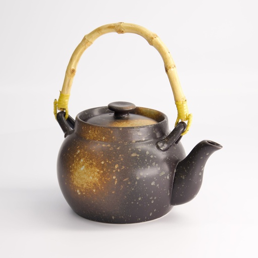 [21803] Edo Brown Teapot 950ml A1354W1009 1/12