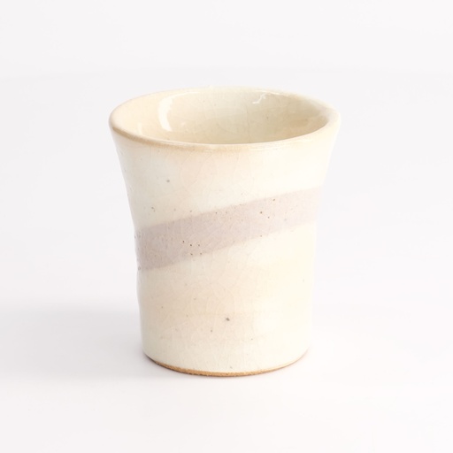 [21818] Craft Cup White Beige 7x7.7cm 120ml KA-36 6/96