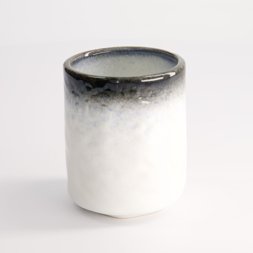 [21822] Tajimi Blue/White Cup 8.2x10cm 350ml E485-C-04048 4/48
