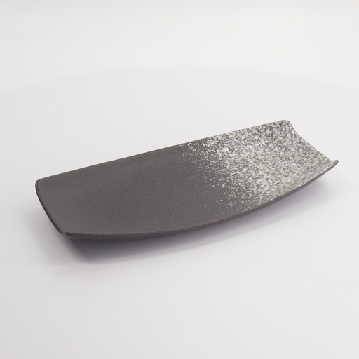 [21845] Silver Grey Mixed Plate 14.5x29.8cm A15009W673Y80 4/24