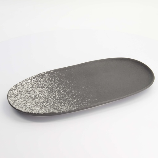 [21848] Silver Grey Mixed Plate 18x30.9cm A23810W673Y80 3/18