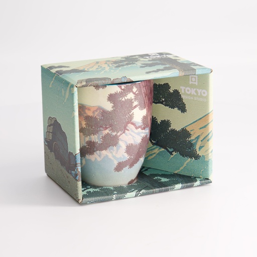 [21910] Kawaii Vintage Fuji Mug W/Giftbox 8.5x10.2cm 340ml 21910 1/36
