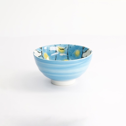 [21931] Seafood Rice Bowl 11.2x6.2cm 300ml Crab Light Blue 6/96