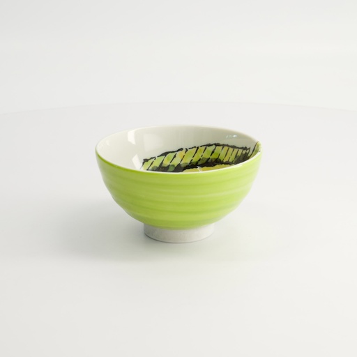 [21965] Seafood Rice Bowls 11.2x6.2cm 300ml Sole Green 6/96