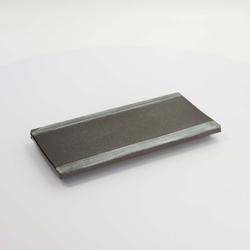 [22108] Mino Craft Rectangular Plate 26x12cm Ob Grey TA-90 1/20