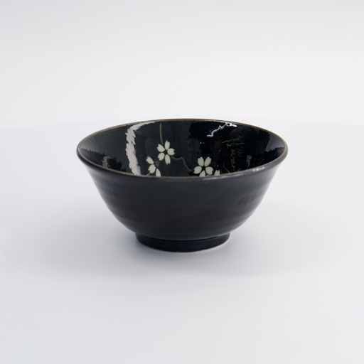 [22111] Cobalt Blue Sakura Bowl 14.7x6.5cm 22111 6/48