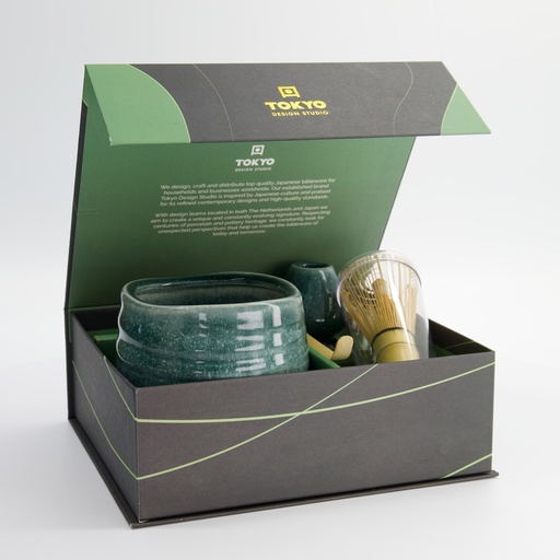 [22117] Matcha Giftset 11x8cm 4pcs Green 22117 1/12