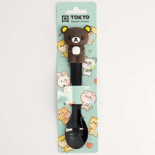 [22195] Children Bear Spoon Brown 16.5cm 22195 20/240