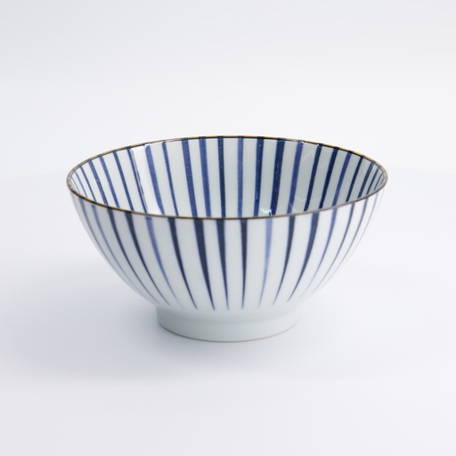 [22334] Natsu Tokusa Mixed Bowl 17.8x8.7cm Blue/White 22334 3/36