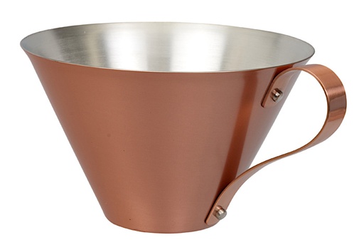 [8336] Copper Ice Coffee Cup Mat 350ml 11x13x7cm OD-4957 1/10