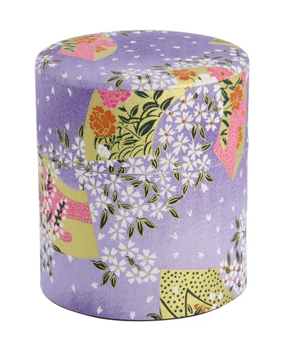 [17595] Tea Container S.S. S.S. 7.5x9.5cm 100g Purple TCN388 1/120