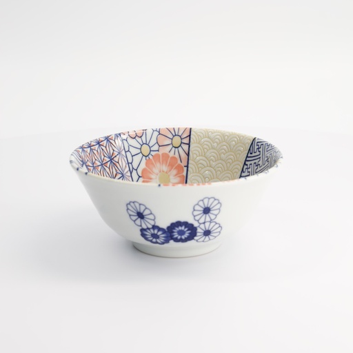 [33025] Mino Shozui Mixed Bowl Navy 15.2x6.7cm 500ml 33025 6/48