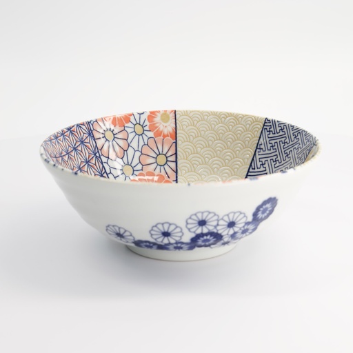 [33026] Mino Shozui Mixed Ramen Bowl Navy 21x7.8cm 1000ml 33026 3/36