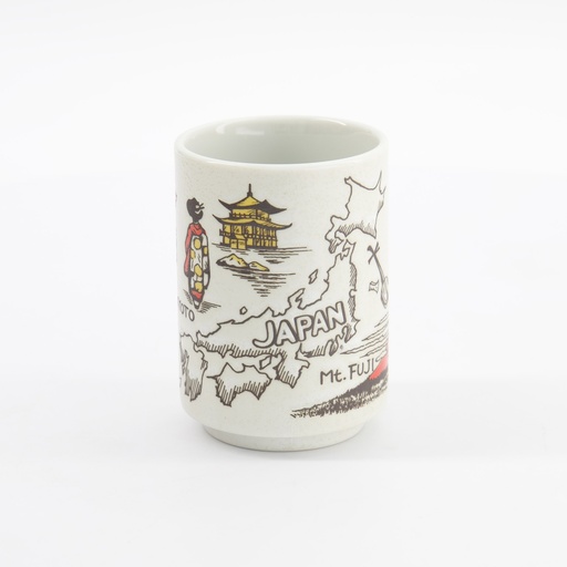 [33033] Cup Emboss Japan 7.2cmx10.2cm 260ml　C3-13 6/60