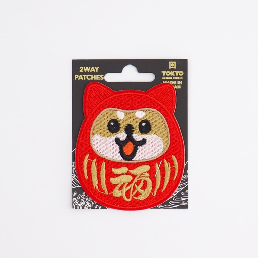 [33097] Patch 2Way Daruma Shiba-Dog 33097 6/24