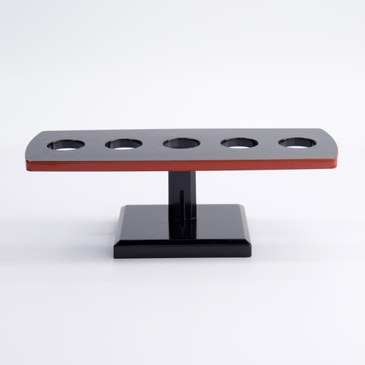 [33163] Lacquerware Sushi Roll Stand 5pcs Bl/Rd WO301 33163 (SAI)