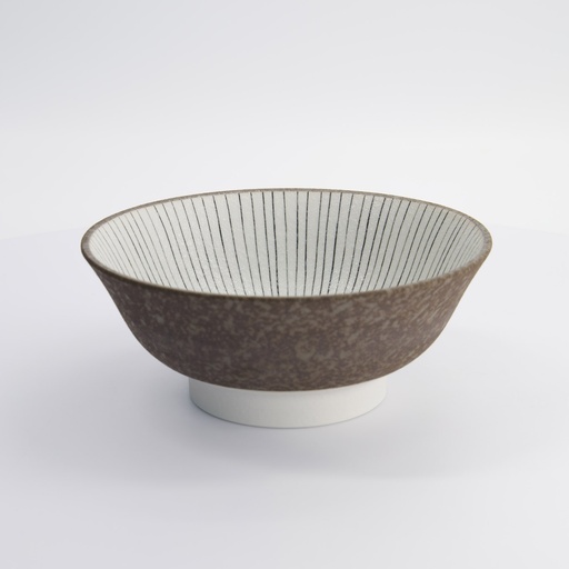 [33180] Satomaki Tokusa Mixed Ramen Bowl 21.5x9cm 1300ml 33180 4/24 