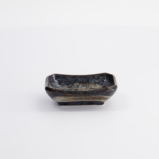 [33187] Arahake Sauce Choku Dish Rectangular 8.8x6.5x2.8cm 33187 12/144