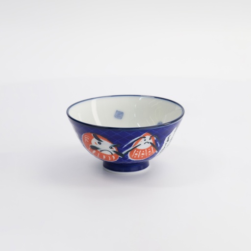 [33203] Kawaii Rice Bowl 11.3x5.8cm 300ml Bowl Daruma Blue 33203 5/80 