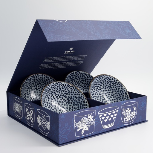 [33247] Mixed Bowls Kobana 4pcs Giftset 15x7cm 500ml 7C 33247 1/6