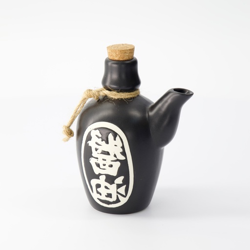[33252] Sauce Dispenser 9.5x7cm 170ml Character Black GK-06044-9 33252 6/72