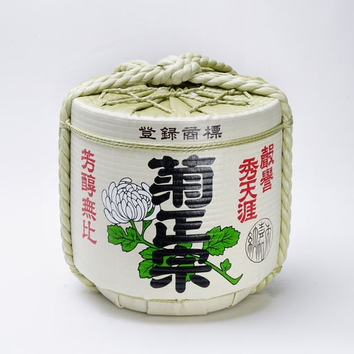 [33262] TARU Decoration Barrel Kikumasamune 52x55cm 36L    