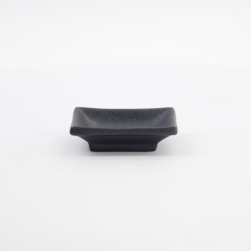 [33279] Yuzu Black Sauce Dish 10x6x2.3cm A0312Y101 12/96