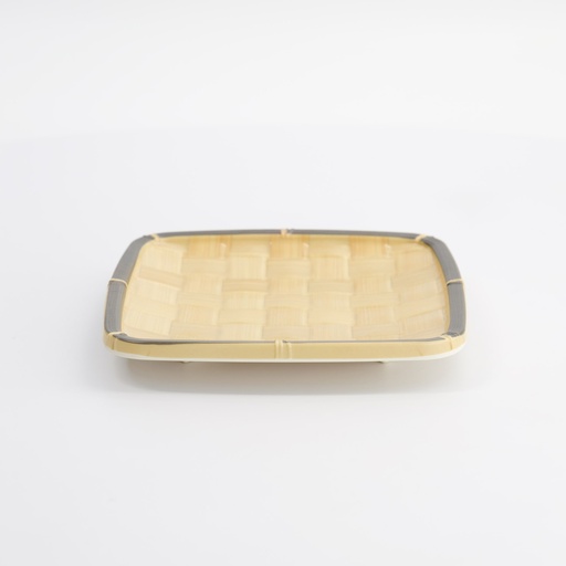 [33290] Bamboo Square Plate 15.2x15.2x2cm 13958-06 10/160  