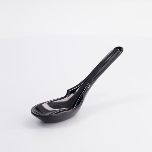 [33293] Melamine Spoon BK16.6x4.5x3.6cm STS218QQBK 60/480  