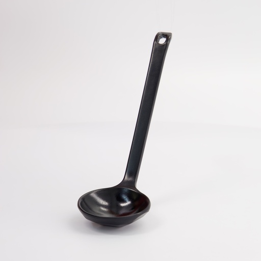 [33294] Melamine Ramen Spoon BK 21.3x6.3x4.4cm 11017/IW 60/480  24/288