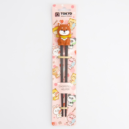 [33311] Children Chopsticks Shiba Brown 22cm 33311 6/240