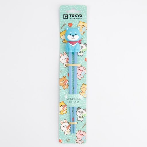 [33313] Children Chopsticks Shiba Blue 22cm 33313 6/240