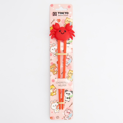 [33316] Children Chopsticks Crab Red 22cm 33316 6/240  