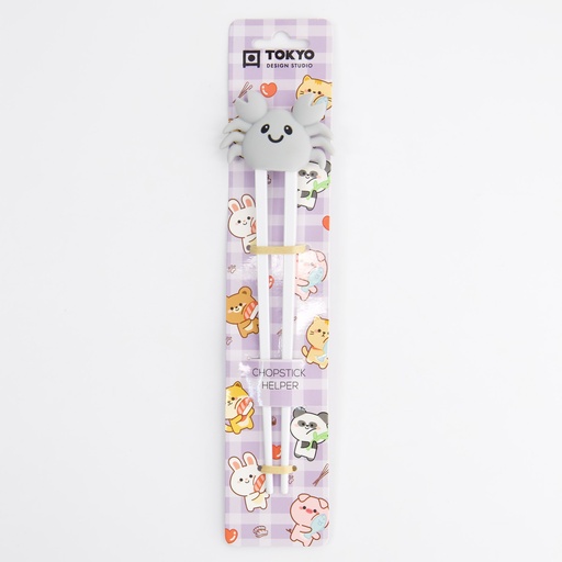 [33318] Children Chopsticks Crab Grey 22cm 33318 6/240  