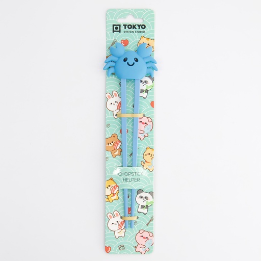 [33319] Children Chopsticks Crab Blue 22cm 33319 6/240   