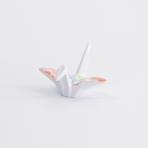 [33362] Chopsticks Rest Crane Pink CR-A01 5.7x5x3cm