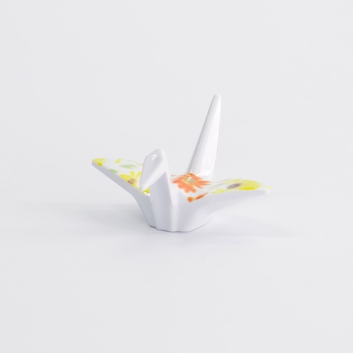 [33364] Chopsticks Rest Crane Flower CR-A03 5.7x5x3cm 12/480