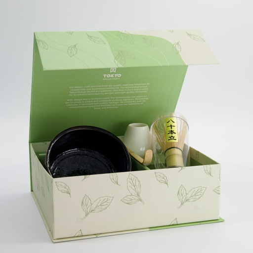[33411] Matcha Giftset Akeyo Black 12x7.5cm 4pcs 33411 1/12 