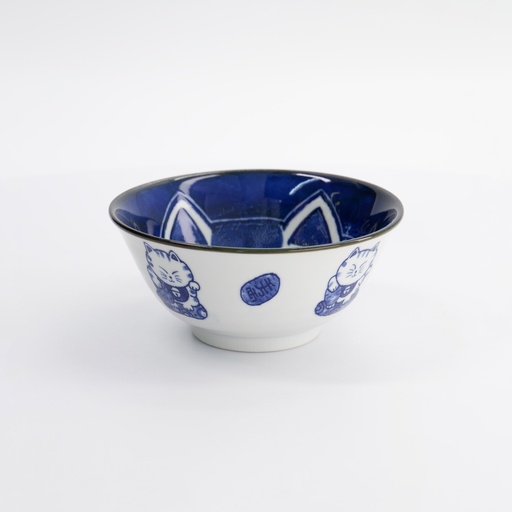 [33415] Kawaii Tayo Bowl Cat Neko 14.9x6.7cmh 500ml F 33415 6/48