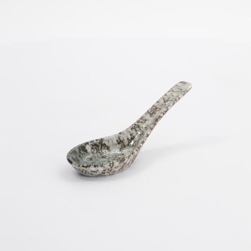 [33471] Tajimi Spoon Grey/Green 13.5cm E431-0-0101 12/360     