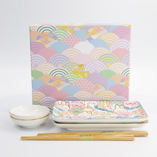 [33480] Kawaii Animals Sushi Giftset 6pcs 33480 1/12