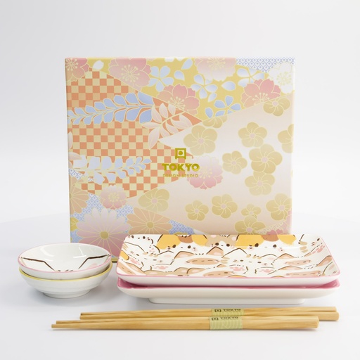 [33481] Kawaii Cat Sushi Giftset 6pcs 33481 1/12 
