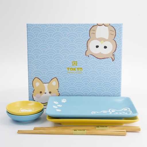 [33482] Kawaii Shiba Owl Sushi Giftset 6pcs 33482 1/12  